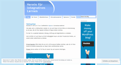 Desktop Screenshot of integrativeslernen.wordpress.com