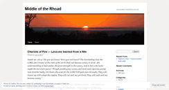 Desktop Screenshot of middleoftherhoad.wordpress.com