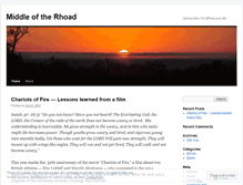 Tablet Screenshot of middleoftherhoad.wordpress.com