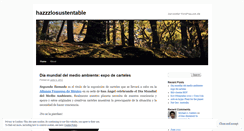 Desktop Screenshot of hazzzlosustentable.wordpress.com