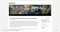 Desktop Screenshot of laxbroskii.wordpress.com
