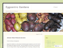 Tablet Screenshot of eggcentricgardens.wordpress.com