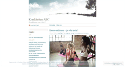 Desktop Screenshot of krankheiten.wordpress.com