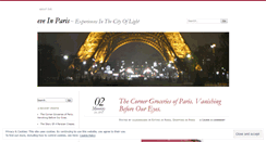 Desktop Screenshot of eveinparis.wordpress.com