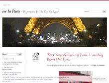 Tablet Screenshot of eveinparis.wordpress.com