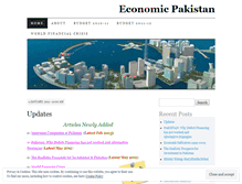 Tablet Screenshot of economicpakistan.wordpress.com