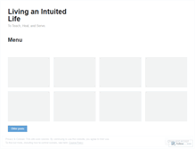 Tablet Screenshot of intuitedlife.wordpress.com