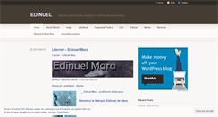 Desktop Screenshot of edinuel.wordpress.com