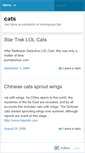 Mobile Screenshot of catsnoxir.wordpress.com