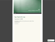Tablet Screenshot of catsnoxir.wordpress.com