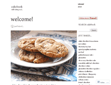 Tablet Screenshot of cakeb00k.wordpress.com