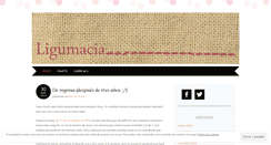 Desktop Screenshot of ligumacia.wordpress.com