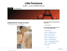 Tablet Screenshot of littleparisienne.wordpress.com