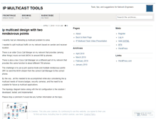 Tablet Screenshot of ipmulticasttools.wordpress.com