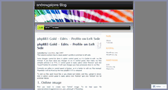 Desktop Screenshot of andrewgalpin.wordpress.com