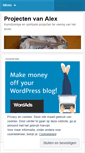 Mobile Screenshot of projectenvanalex.wordpress.com