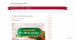 Desktop Screenshot of curitibarestaurantweek.wordpress.com