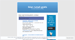 Desktop Screenshot of iklanrumahiklanrumah.wordpress.com