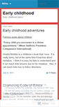 Mobile Screenshot of earlychildhood78.wordpress.com