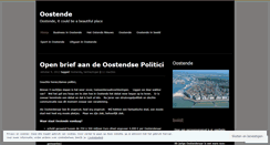 Desktop Screenshot of oostendenaar.wordpress.com