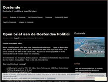 Tablet Screenshot of oostendenaar.wordpress.com