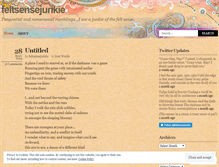 Tablet Screenshot of feltsensejunkie.wordpress.com