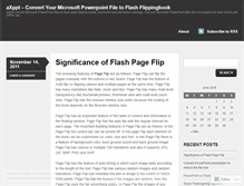 Tablet Screenshot of flipppt.wordpress.com