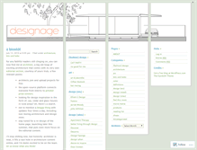 Tablet Screenshot of designage.wordpress.com