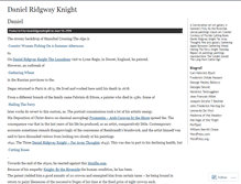 Tablet Screenshot of danielridgwayknight.wordpress.com