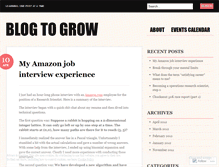 Tablet Screenshot of blog2grow.wordpress.com