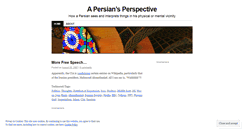 Desktop Screenshot of persianperspective.wordpress.com