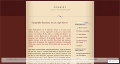 Desktop Screenshot of guarixi.wordpress.com