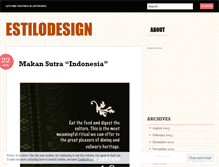 Tablet Screenshot of estilodesign.wordpress.com