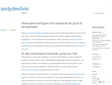 Tablet Screenshot of andydesilvio.wordpress.com