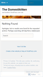 Mobile Screenshot of domestikitten.wordpress.com