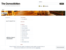 Tablet Screenshot of domestikitten.wordpress.com
