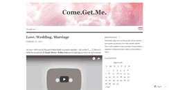 Desktop Screenshot of comegetme.wordpress.com