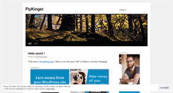 Desktop Screenshot of fk233.wordpress.com