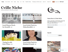 Tablet Screenshot of cvillenichebuzz.wordpress.com