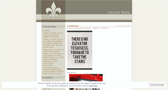 Desktop Screenshot of legacywine.wordpress.com