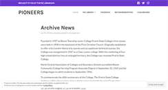 Desktop Screenshot of pioneersread.wordpress.com