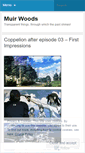 Mobile Screenshot of muirwoods.wordpress.com