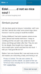 Mobile Screenshot of edeltwong.wordpress.com