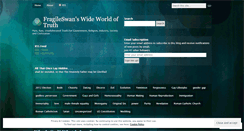 Desktop Screenshot of fragileswan.wordpress.com