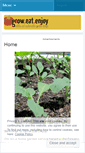 Mobile Screenshot of groweatenjoy.wordpress.com