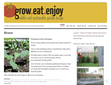 Tablet Screenshot of groweatenjoy.wordpress.com