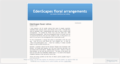 Desktop Screenshot of edenscapes.wordpress.com