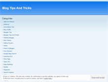 Tablet Screenshot of blogtipsandtricks.wordpress.com
