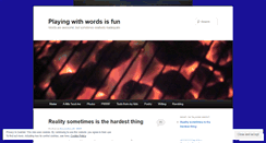 Desktop Screenshot of playingwithwordsisfun.wordpress.com