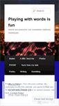 Mobile Screenshot of playingwithwordsisfun.wordpress.com